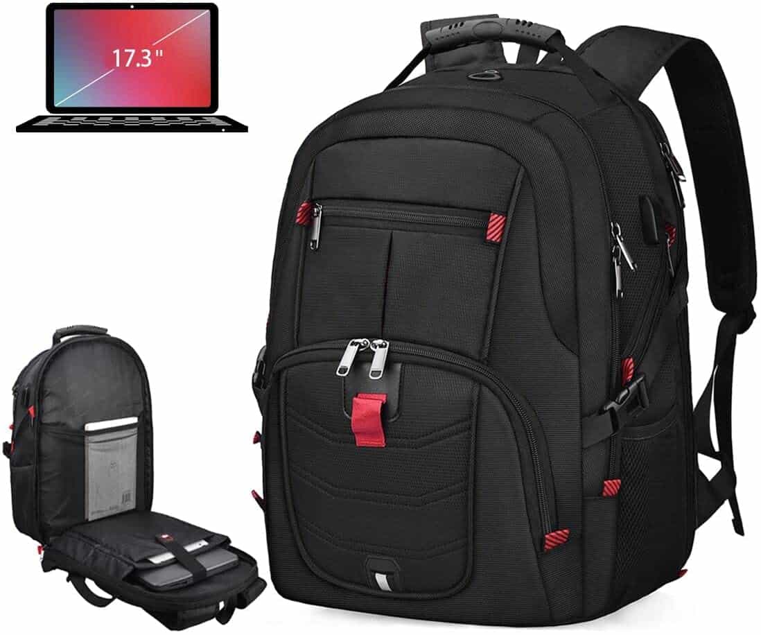 Best waterproof backpack for cycling to college or work: Nubily Laptop Extra Large