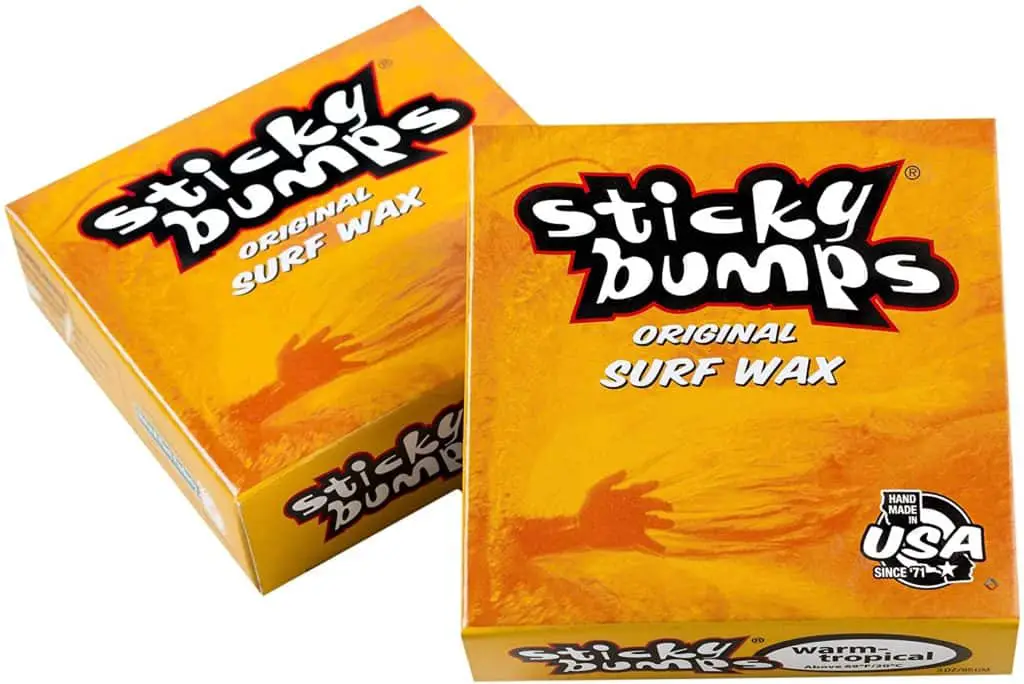 Best warm temperature skimboard wax: Sticky Bumps Warm/Trop Surf Wax