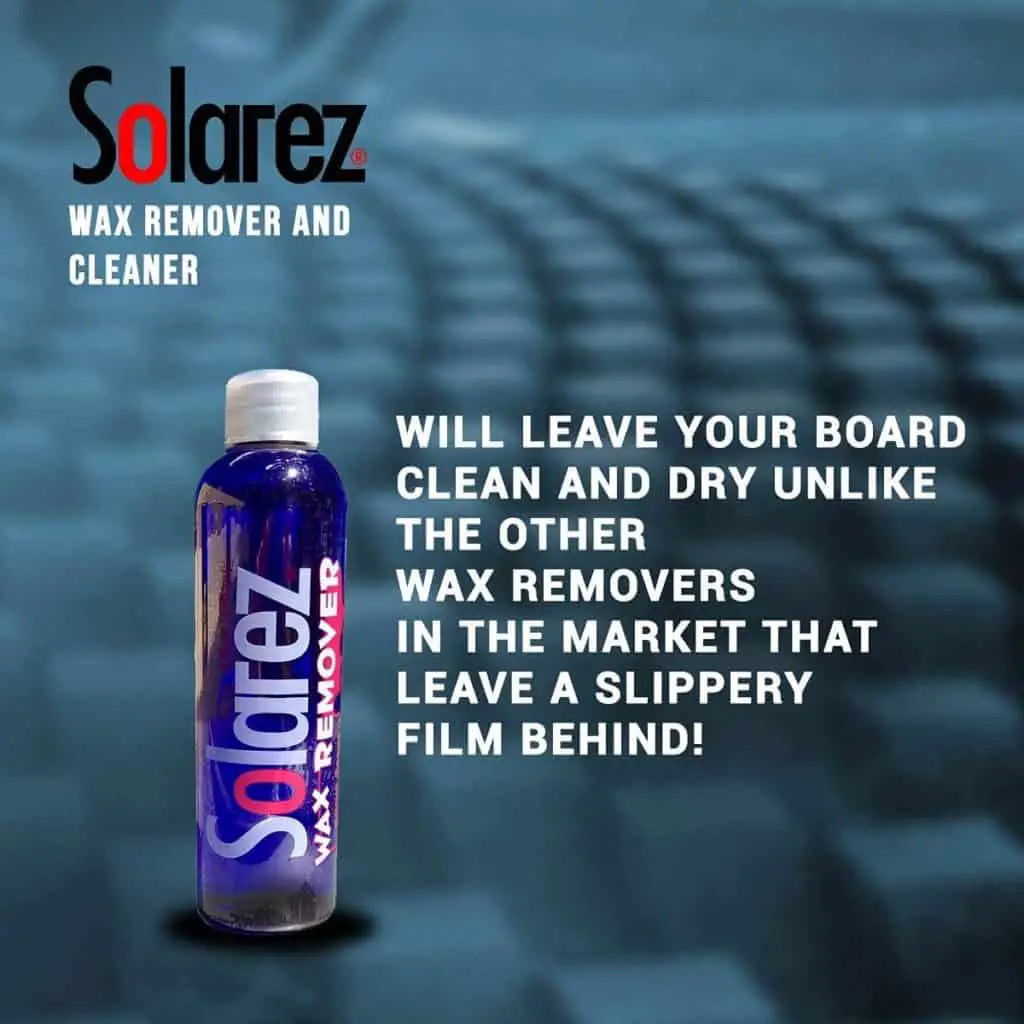 Solarez wax remover