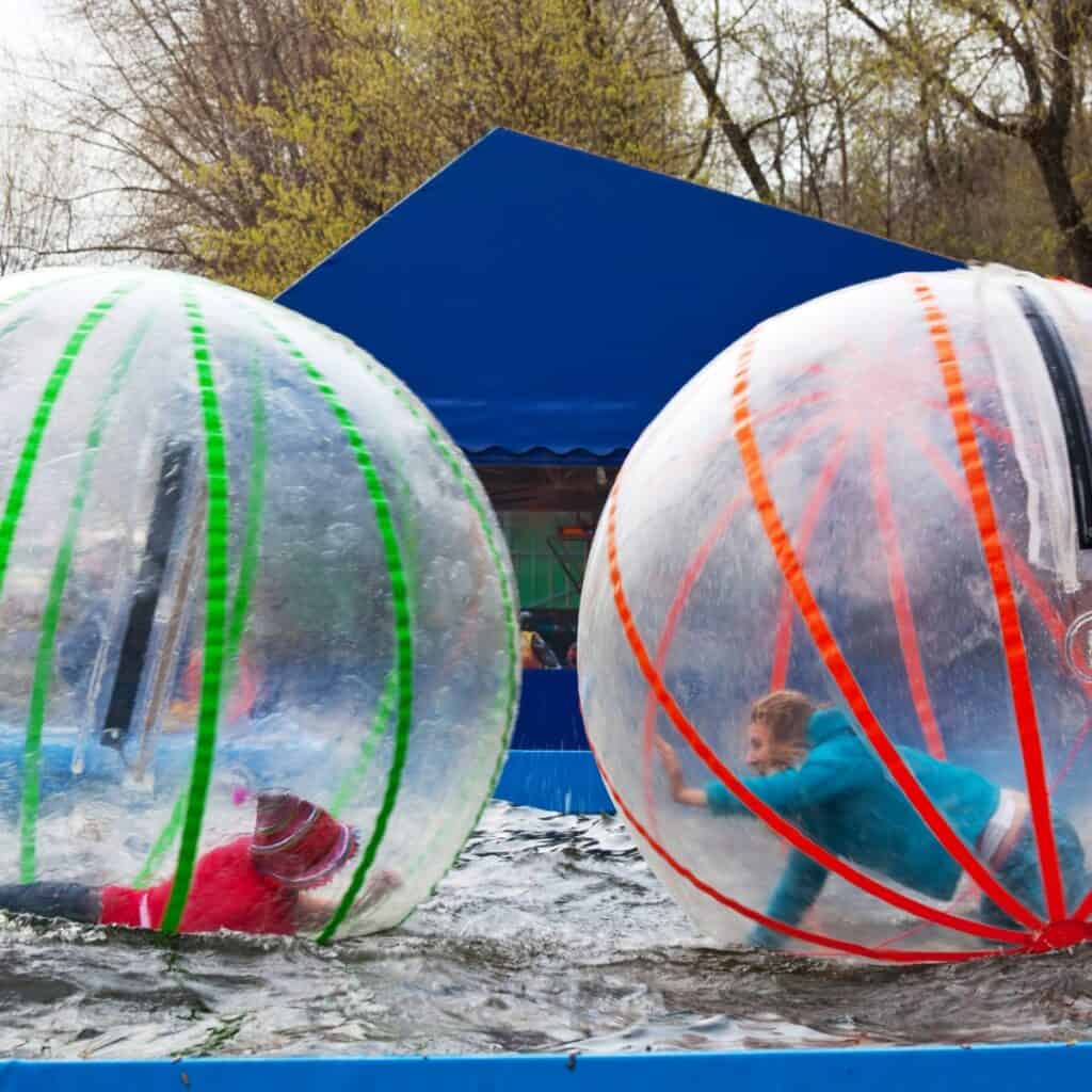 What is water zorbing